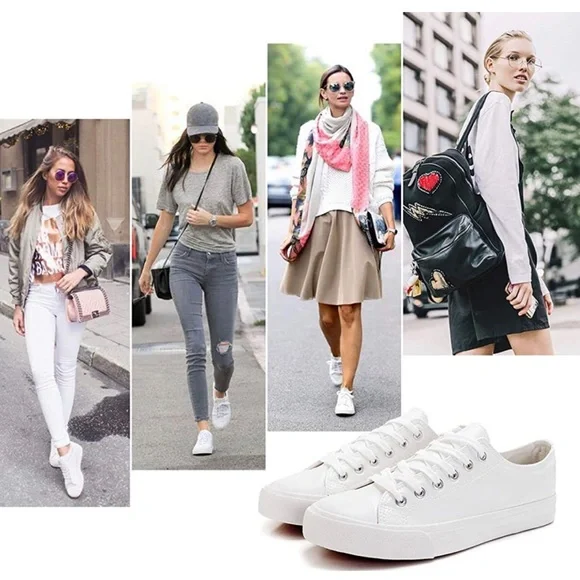 WITWATIA Faux Leather Tennis Shoes - Picture 5 of 7